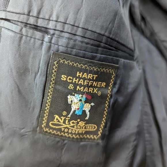 Men's HART SCHAFFNER & MARX Two Button Sportcoat - Picture 5 of 9